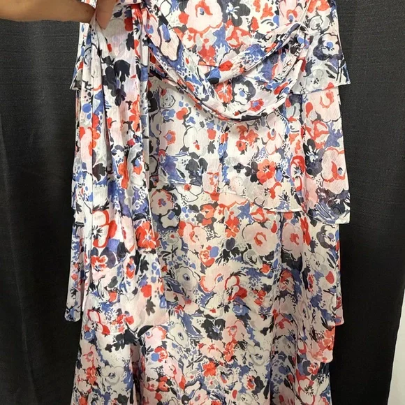🌷SPRING SALE🌷 Ralph Lauren Floral A Line Flutter Sleeve Dress - Picture 6 of 9